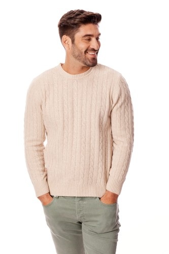 Gruby, oversize’owy sweter